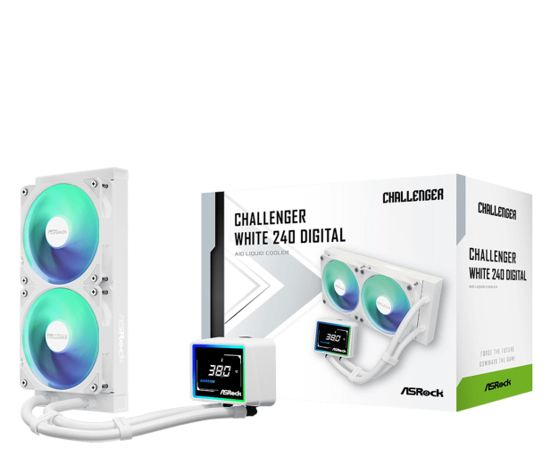 ASRock Challenger 240 Digital White 2x120mm - 1502291 - zdjęcie 8